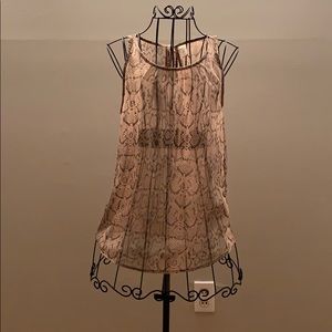 Old Navy Snake Skin Tank Top